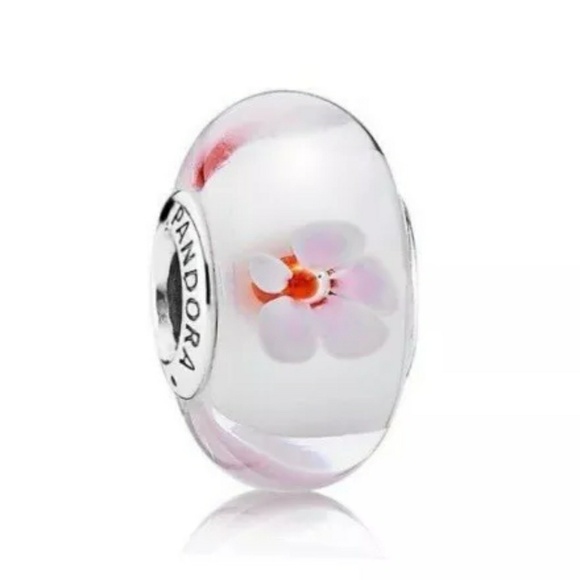 Pandora Jewelry - Pandora Cherry Blossom murano glass bead.